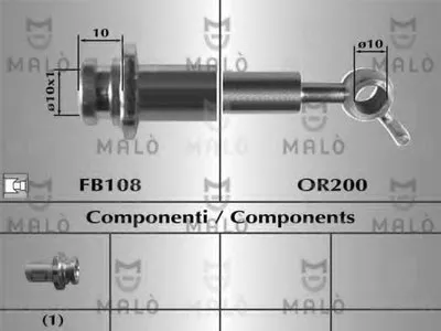 Тормозной шланг MALÒ купить
