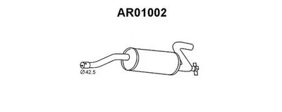 Глушитель выхлопных газов конечный VENEPORTE купить