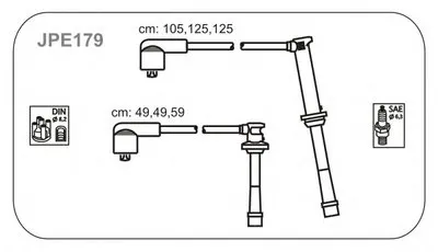 Комплект проводов зажигания JANMOR купить