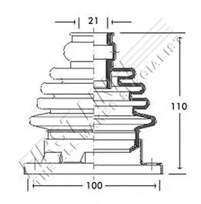Пыльник, приводной вал FIRST LINE купить