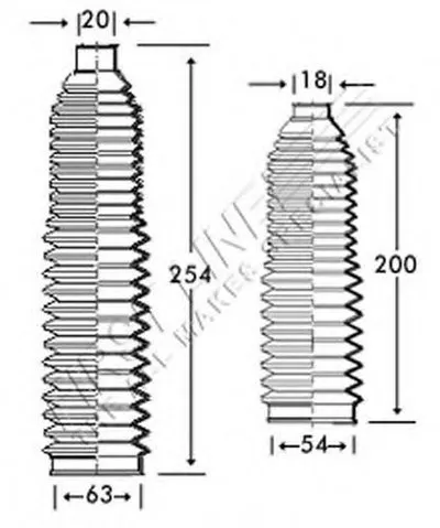 Пыльник, рулевое управление FIRST LINE купить