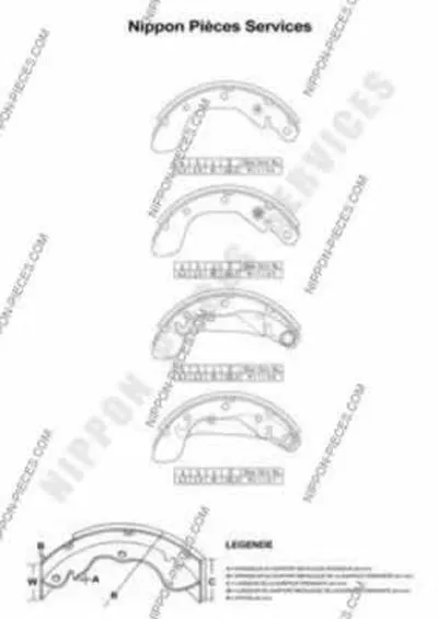 Комплект тормозных колодок NPS купить