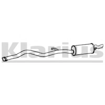 Глушитель выхлопных газов конечный KLARIUS купить