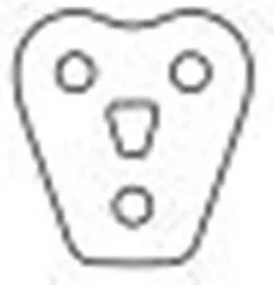 Кронштейн, система выпуска ОГ SIGAM купить