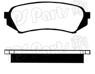 Комплект тормозных колодок, дисковый тормоз IPS Parts IPS Parts купить