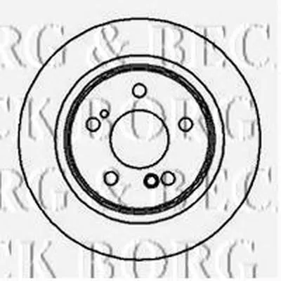 Тормозной диск BORG & BECK купить