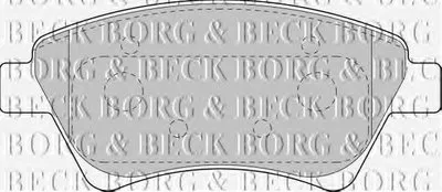 Комплект тормозных колодок, дисковый тормоз BORG & BECK купить