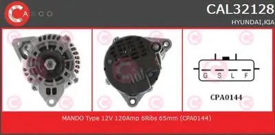 Генератор GENUINE SERIES CASCO купить