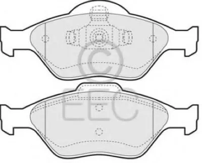 Комплект тормозных колодок, дисковый тормоз EEC купить