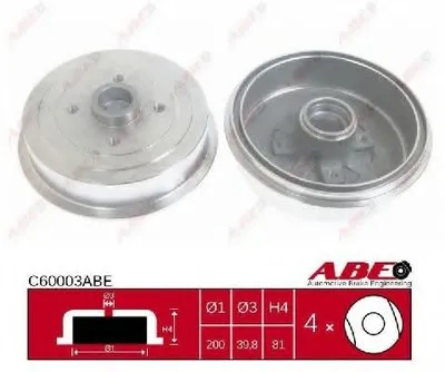 Тормозной барабан ABE купить