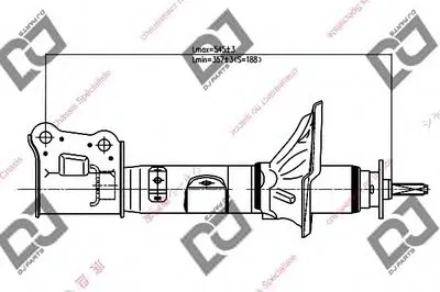 Амортизатор DJ PARTS купить
