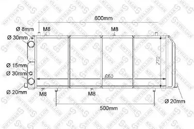 Радиатор, охлаждение двигателя STELLOX купить