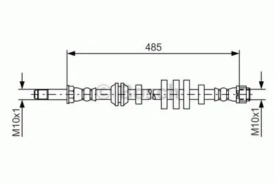 Тормозной шланг BOSCH купить