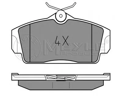 Комплект тормозных колодок, дисковый тормоз PLATINUM PAD MEYLE купить