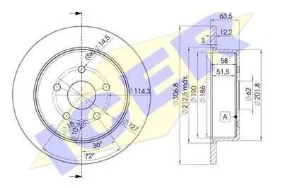 Тормозной диск ICER купить