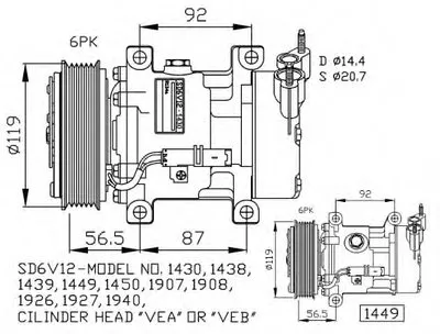 Компрессор, кондиционер NRF купить