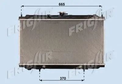 Радиатор, охлаждение двигателя FRIGAIR купить