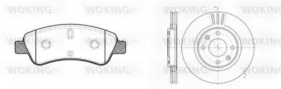 Комплект тормозов, дисковый тормозной механизм WOKING купить