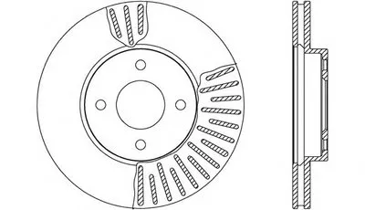 Тормозной диск ADAPTIVE OPEN PARTS купить