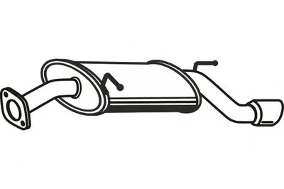 Глушитель выхлопных газов конечный FENNO купить