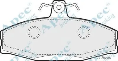 Комплект тормозных колодок, дисковый тормоз APEC braking купить
