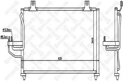 Конденсатор, кондиционер STELLOX купить