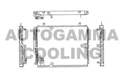 Конденсатор, кондиционер AUTOGAMMA купить