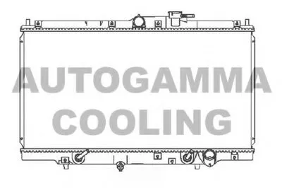 Радиатор, охлаждение двигателя AUTOGAMMA купить