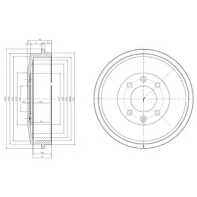 Тормозной барабан DELPHI купить