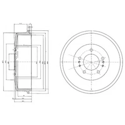 Тормозной барабан DELPHI купить