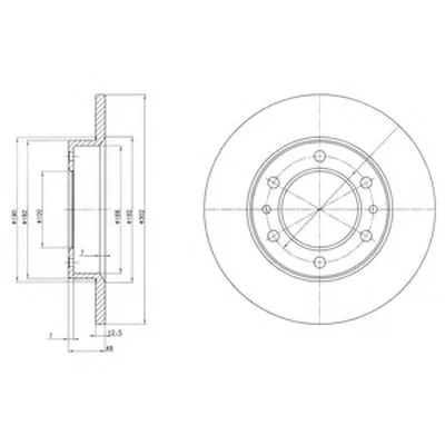 Тормозной диск DELPHI купить