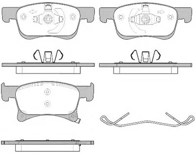 Комплект тормозных колодок, дисковый тормоз KAWE купить