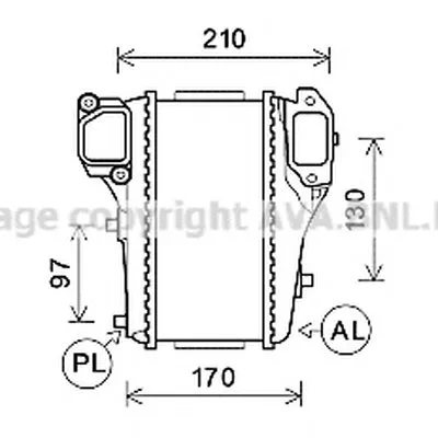 Интеркулер AVA QUALITY COOLING купить