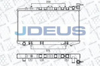Радиатор, охлаждение двигателя JDEUS купить