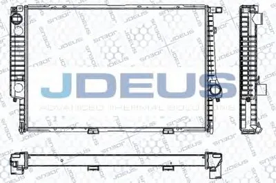 Радиатор, охлаждение двигателя JDEUS купить