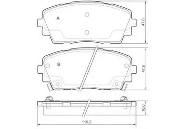 Комплект тормозных колодок, дисковый тормоз E.T.F. купить