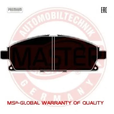 Комплект тормозных колодок, дисковый тормоз Anti-Noise MASTER-SPORT купить