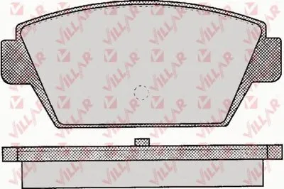 Комплект тормозных колодок, дисковый тормоз VILLAR купить