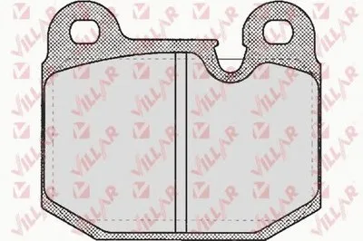 Комплект тормозных колодок, дисковый тормоз VILLAR купить