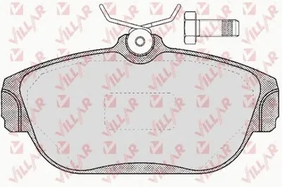 Комплект тормозных колодок, дисковый тормоз VILLAR купить
