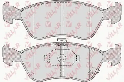 Комплект тормозных колодок, дисковый тормоз VILLAR купить