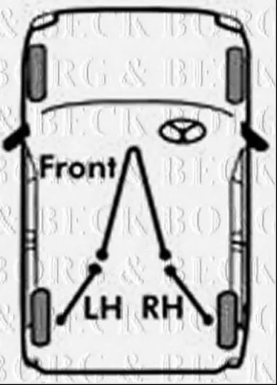 Трос, стояночная тормозная система BORG & BECK купить