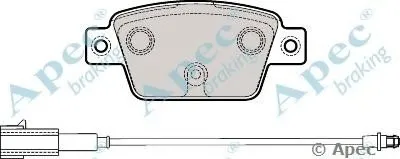 Комплект тормозных колодок, дисковый тормоз APEC braking купить