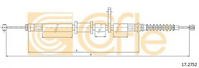 Трос, стояночная тормозная система COFLE купить