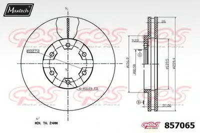 Тормозной диск R+ (Regular Plus) MAXTECH купить