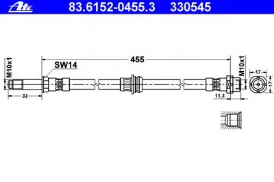 Тормозной шланг ATE купить