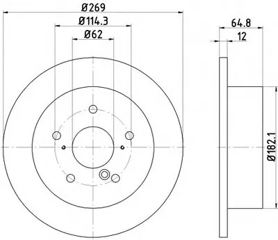 Тормозной диск MINTEX купить