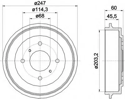 Тормозной барабан MINTEX купить