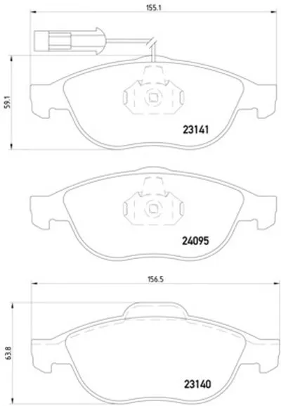 Комплект тормозных колодок, дисковый тормоз HELLA PAGID купить