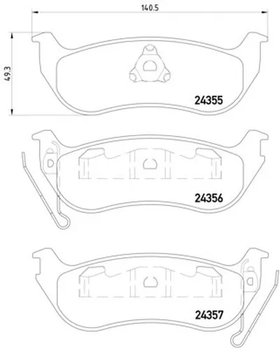 Комплект тормозных колодок, дисковый тормоз MINTEX купить